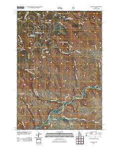 Goodrich Idaho Historical topographic map, 1:24000 scale, 7.5 X 7.5 Minute, Year 2011