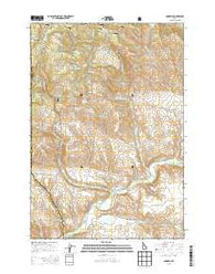 Goodrich Idaho Current topographic map, 1:24000 scale, 7.5 X 7.5 Minute, Year 2013