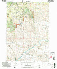 Goodrich Idaho Historical topographic map, 1:24000 scale, 7.5 X 7.5 Minute, Year 2004