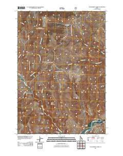 Gooseberry Creek Idaho Historical topographic map, 1:24000 scale, 7.5 X 7.5 Minute, Year 2011