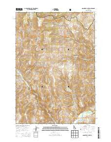 Gooseberry Creek Idaho Current topographic map, 1:24000 scale, 7.5 X 7.5 Minute, Year 2013