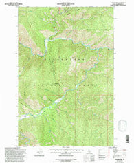 Gorman Hill Idaho Historical topographic map, 1:24000 scale, 7.5 X 7.5 Minute, Year 1994
