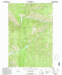 Gorman Hill Idaho Historical topographic map, 1:24000 scale, 7.5 X 7.5 Minute, Year 1994