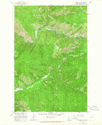 Gorman Hill Idaho Historical topographic map, 1:24000 scale, 7.5 X 7.5 Minute, Year 1965