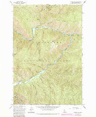 Gorman Hill Idaho Historical topographic map, 1:24000 scale, 7.5 X 7.5 Minute, Year 1965