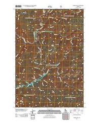 Gorman Hill Idaho Historical topographic map, 1:24000 scale, 7.5 X 7.5 Minute, Year 2011