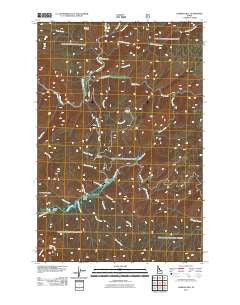 Gorman Hill Idaho Historical topographic map, 1:24000 scale, 7.5 X 7.5 Minute, Year 2011