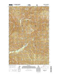Gorman Hill Idaho Current topographic map, 1:24000 scale, 7.5 X 7.5 Minute, Year 2014