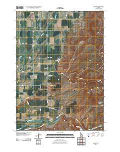 Goshen Idaho Historical topographic map, 1:24000 scale, 7.5 X 7.5 Minute, Year 2010