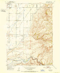 Goshen Idaho Historical topographic map, 1:24000 scale, 7.5 X 7.5 Minute, Year 1952
