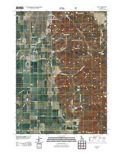 Grace Idaho Historical topographic map, 1:24000 scale, 7.5 X 7.5 Minute, Year 2011