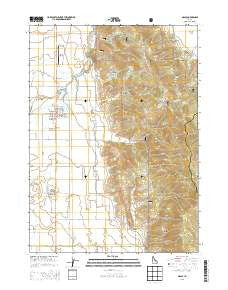 Grace Idaho Current topographic map, 1:24000 scale, 7.5 X 7.5 Minute, Year 2013