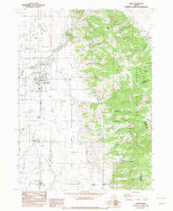 Grace Idaho Historical topographic map, 1:24000 scale, 7.5 X 7.5 Minute, Year 1982