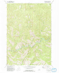 Grand Mountain Idaho Historical topographic map, 1:24000 scale, 7.5 X 7.5 Minute, Year 1972