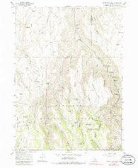 Grand View Peak Idaho Historical topographic map, 1:24000 scale, 7.5 X 7.5 Minute, Year 1965