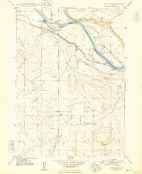 Grand View Idaho Historical topographic map, 1:24000 scale, 7.5 X 7.5 Minute, Year 1948