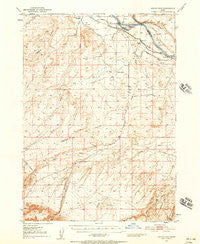Grand View Idaho Historical topographic map, 1:62500 scale, 15 X 15 Minute, Year 1947