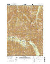 Grandjean Idaho Current topographic map, 1:24000 scale, 7.5 X 7.5 Minute, Year 2013