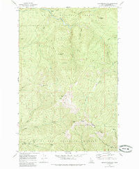 Grandmother Mountain Idaho Historical topographic map, 1:24000 scale, 7.5 X 7.5 Minute, Year 1969