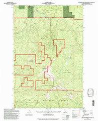 Grandmother Mountain Idaho Historical topographic map, 1:24000 scale, 7.5 X 7.5 Minute, Year 1995