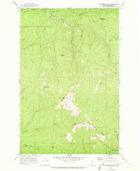 Grandmother Mtn Idaho Historical topographic map, 1:24000 scale, 7.5 X 7.5 Minute, Year 1969