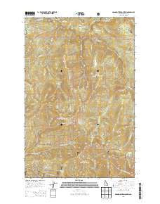 Grandmother Mountain Idaho Current topographic map, 1:24000 scale, 7.5 X 7.5 Minute, Year 2013