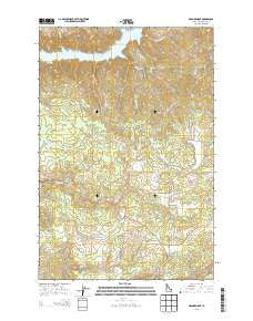 Grangemont Idaho Current topographic map, 1:24000 scale, 7.5 X 7.5 Minute, Year 2013