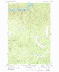 Grangemont Idaho Historical topographic map, 1:24000 scale, 7.5 X 7.5 Minute, Year 1969