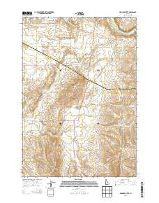 Granger Butte Idaho Current topographic map, 1:24000 scale, 7.5 X 7.5 Minute, Year 2013