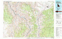 Grangeville Idaho Historical topographic map, 1:100000 scale, 30 X 60 Minute, Year 1980