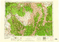 Grangeville Idaho Historical topographic map, 1:250000 scale, 1 X 2 Degree, Year 1959