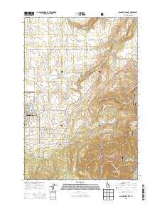 Grangeville East Idaho Current topographic map, 1:24000 scale, 7.5 X 7.5 Minute, Year 2013