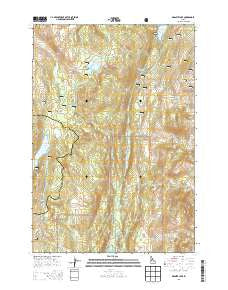 Granite Lake Idaho Current topographic map, 1:24000 scale, 7.5 X 7.5 Minute, Year 2013