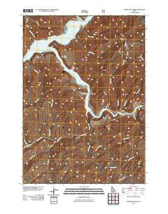 Grape Mountain Idaho Historical topographic map, 1:24000 scale, 7.5 X 7.5 Minute, Year 2011