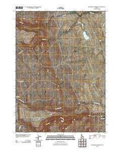 Grasmere Reservoir Idaho Historical topographic map, 1:24000 scale, 7.5 X 7.5 Minute, Year 2010