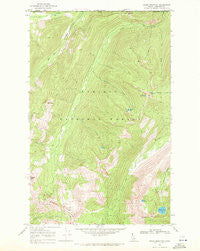 Grass Mountain Idaho Historical topographic map, 1:24000 scale, 7.5 X 7.5 Minute, Year 1969