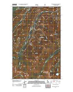 Grass Mountain Idaho Historical topographic map, 1:24000 scale, 7.5 X 7.5 Minute, Year 2011