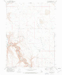 Grassy Ridge Idaho Historical topographic map, 1:24000 scale, 7.5 X 7.5 Minute, Year 1973