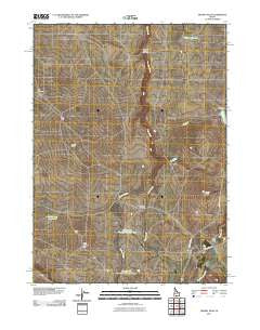 Grassy Hills Idaho Historical topographic map, 1:24000 scale, 7.5 X 7.5 Minute, Year 2011