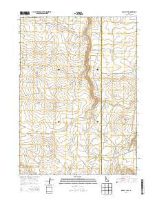 Grassy Hills Idaho Current topographic map, 1:24000 scale, 7.5 X 7.5 Minute, Year 2013