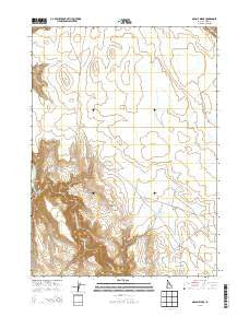 Grassy Ridge Idaho Current topographic map, 1:24000 scale, 7.5 X 7.5 Minute, Year 2013