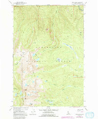 Grave Peak Idaho Historical topographic map, 1:24000 scale, 7.5 X 7.5 Minute, Year 1966