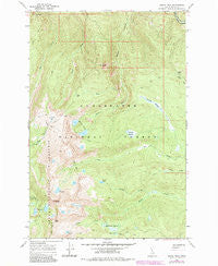 Grave Peak Idaho Historical topographic map, 1:24000 scale, 7.5 X 7.5 Minute, Year 1966