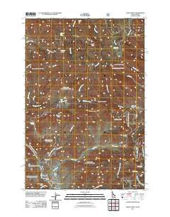 Grave Point Idaho Historical topographic map, 1:24000 scale, 7.5 X 7.5 Minute, Year 2011