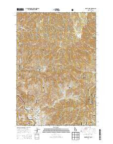 Grave Point Idaho Current topographic map, 1:24000 scale, 7.5 X 7.5 Minute, Year 2013