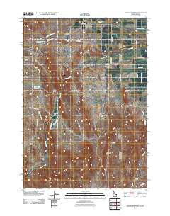 Graveyard Point Idaho Historical topographic map, 1:24000 scale, 7.5 X 7.5 Minute, Year 2011