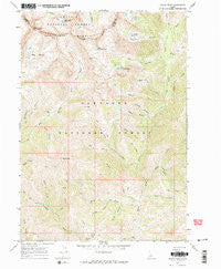Grays Peak Idaho Historical topographic map, 1:24000 scale, 7.5 X 7.5 Minute, Year 1967