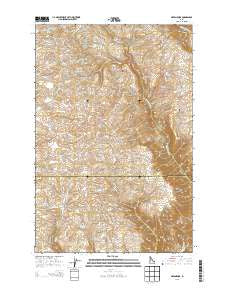 Green Knob Idaho Current topographic map, 1:24000 scale, 7.5 X 7.5 Minute, Year 2013