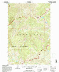 Greenside Butte Idaho Historical topographic map, 1:24000 scale, 7.5 X 7.5 Minute, Year 1994
