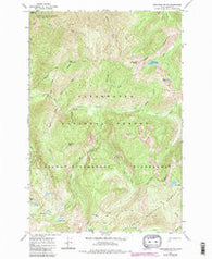 Greenside Butte Idaho Historical topographic map, 1:24000 scale, 7.5 X 7.5 Minute, Year 1966